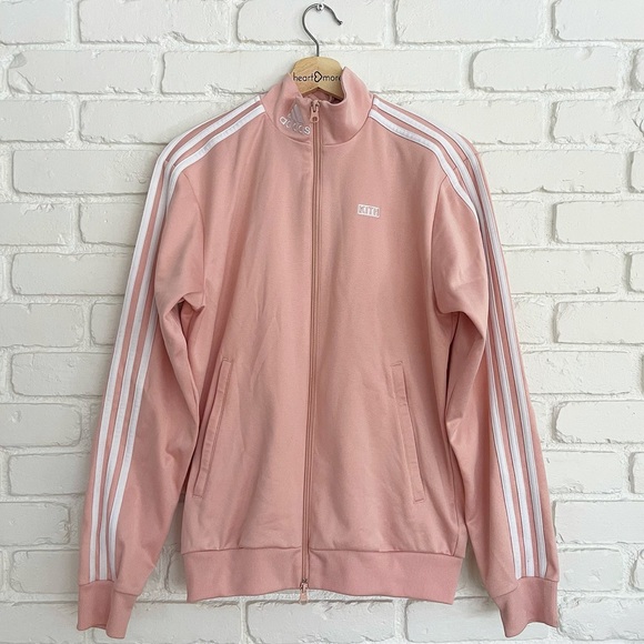 Kith X Adidas Soccer Track Jacket Flamingos